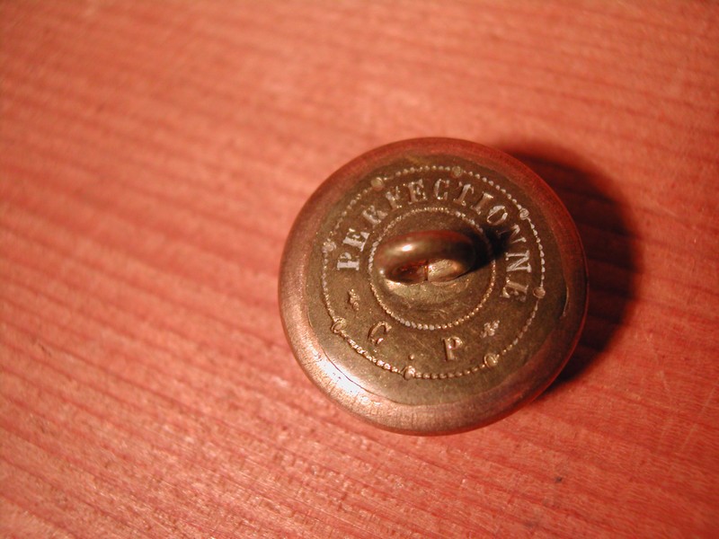 Brass French Button TW&W Paris, France