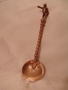 Antique Brass Spoon England Gentleman Finial