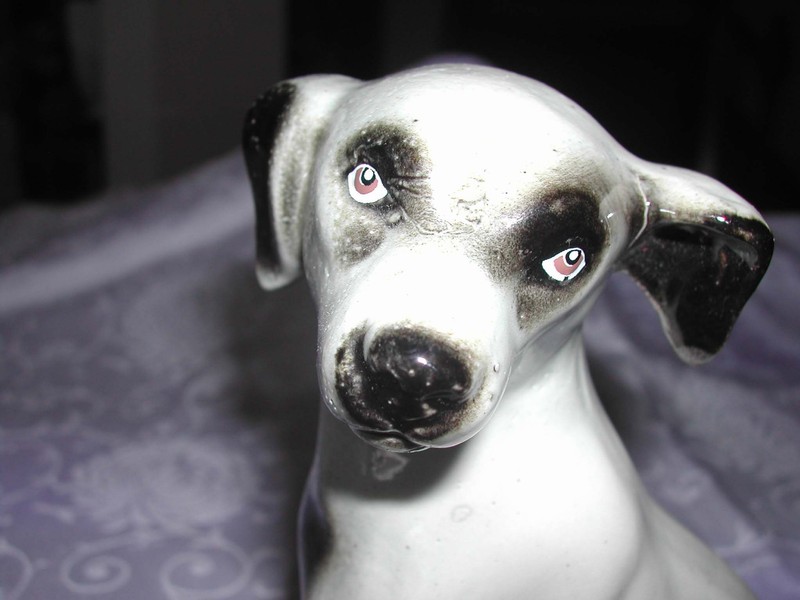 Ceramic Spotted Mutt Dog Brazil