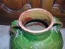 French Confit Glaze Pot - Avacado