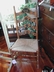 Vintage Ladder Back Chair Rush Seat