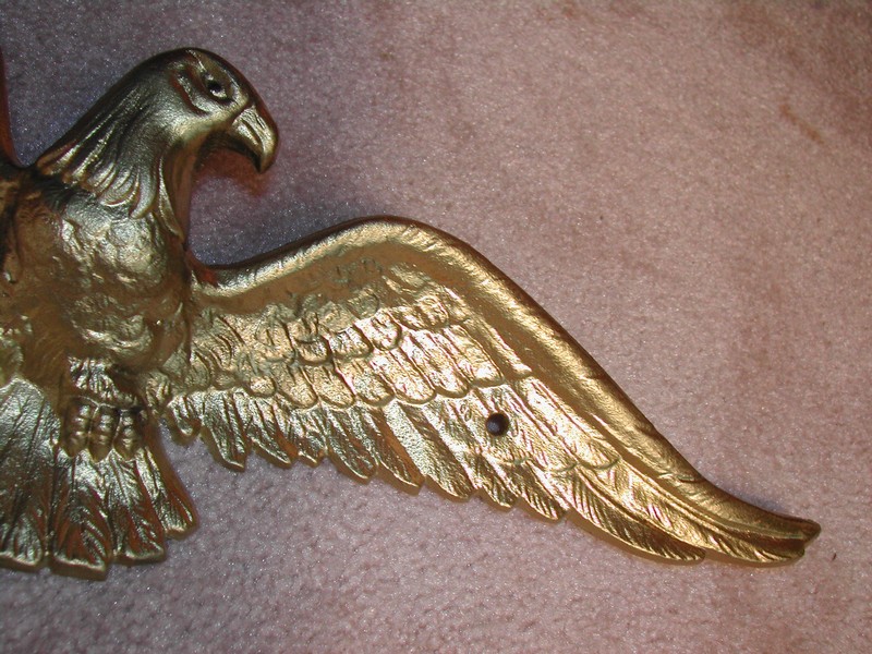 Magestic Iron Art Guilded Eagle