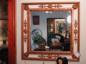 Vintage Classical Style Gold Wood Mirror