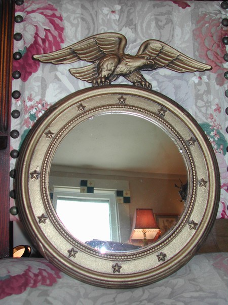 Old Guilt Federal Style Mirror (Eagle)