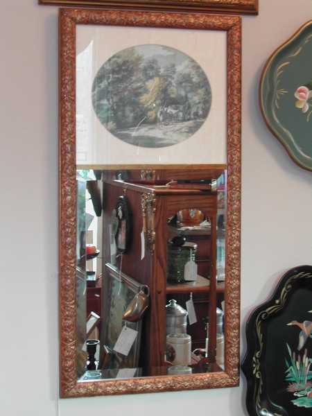 Old French Beveled 18th Century Style Mirror