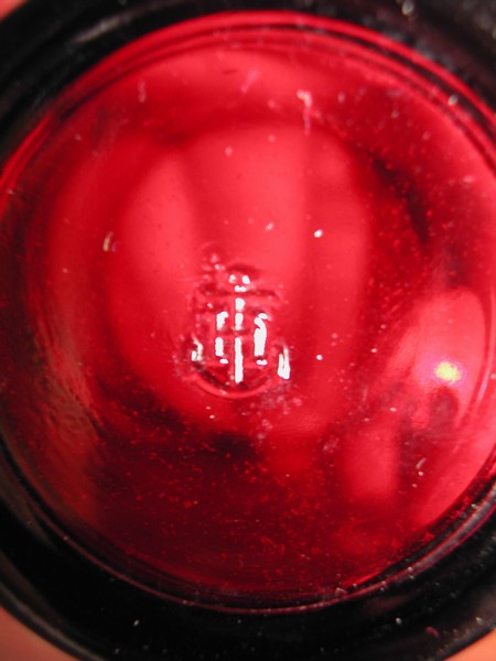 Anchor Hocking Ruby Red Glass Toothpick Holder