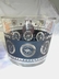 Hazel Atlas Coin Glass Ice Bucket/Glasses Bar Set