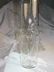 Art Deco Dancing Nudes Nude Textured Glass Vase