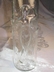 Art Deco Dancing Nudes Nude Textured Glass Vase