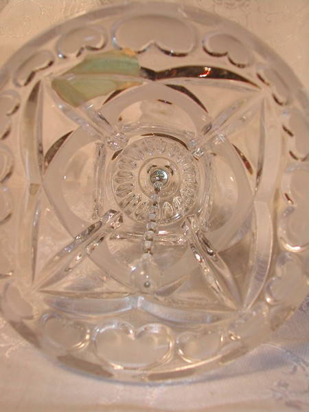 Eckt Bleikristall West Germany Crystal Bell