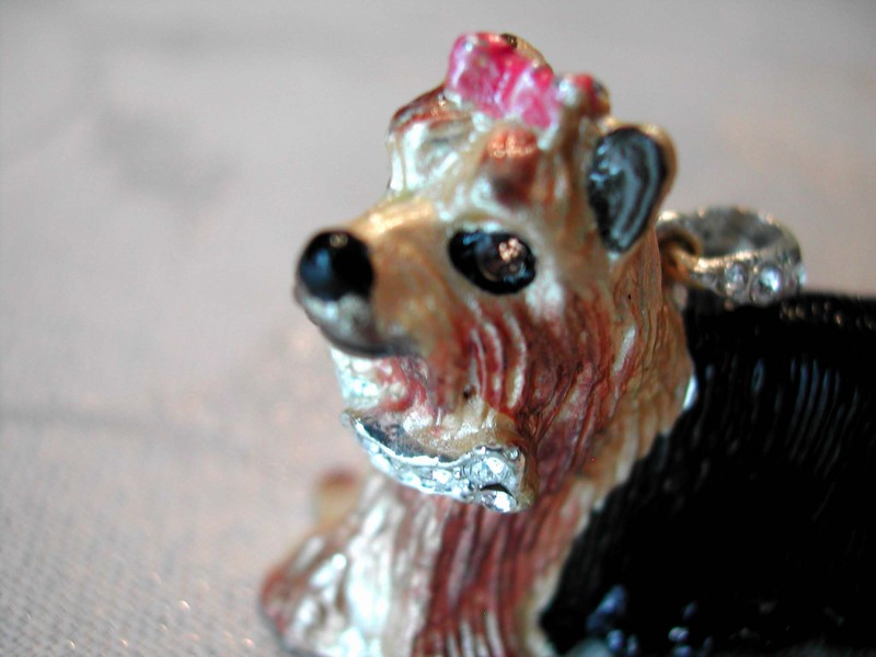 Adorable Yorkshire Terrier (Yorkie) Pendent or Ornament