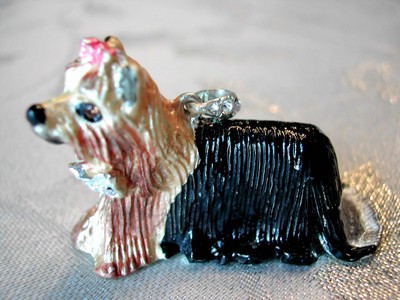 Adorable Yorkshire Terrier (Yorkie) Pendent or Ornament