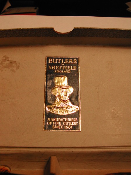 Vintage Sheffield 3 Piece Bone Handle Bar Set England