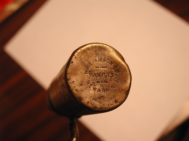 Williamson Brass Beer Bottle Barrel Corkscrew