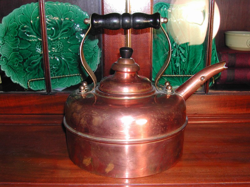 Vintage English Copper Tea Kettle