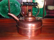 Vintage English Copper Tea Kettle