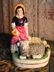 Staffordshire Style Maiden With Her Sheep, England