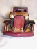 A Hand Made Wood MG Car Model Stained