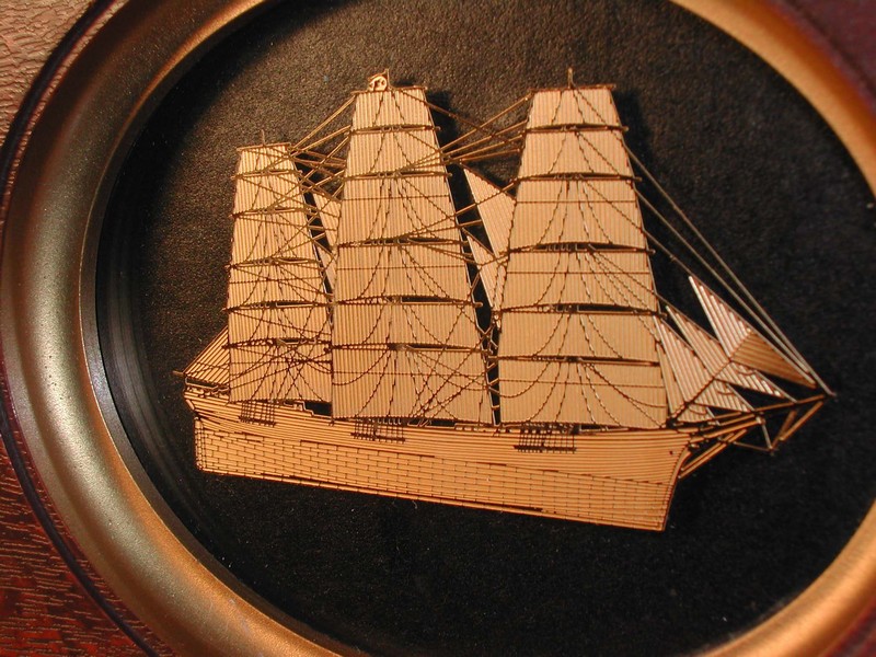 Henry B Hyde Down-easter Three Mast Schooner Ship Art