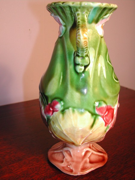 Lovely Art Nouveau Continental Majolica Vase