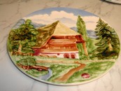 Majolica Large Scenic Charger Schramberg