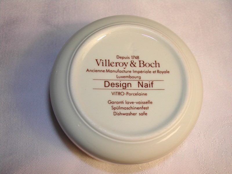 Villeroy & Boch Porcelain Trinket/Powder Box Design Naif