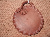 Lovely Vintage English Hand Carved Wooden Cheeseboard
