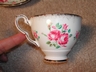 Lovely Royal Stafford English Roses & Brushed Gold Teacup/Saucer