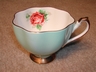Fantastic Turquoise Queen Anne Staffordshire Teacup (only)