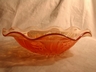 Lovely Jeannette Glass Co. Iris & Herringbone Bowl Marigold