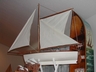 Old Wooden Pond Yacht Sailboat Dingy