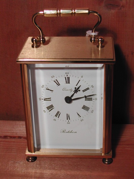 Little Old English Brass Carriage Clock