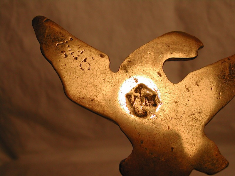 A Virginia Metalcrafters Vintage Brass Eagle Letter Opener