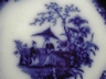 Flow Blue Plate/Amoy/Davenport c.1844
