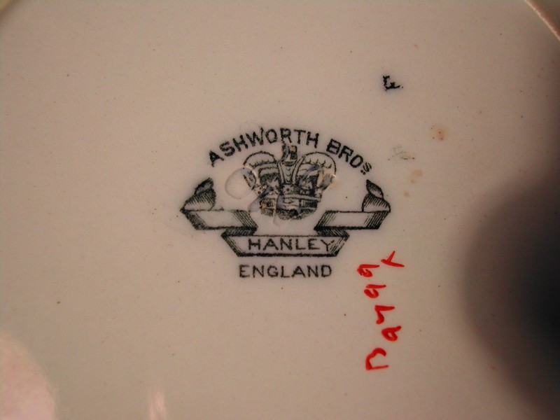 Ashworth Bros. Hanley England Bird Plate c.1862-1890