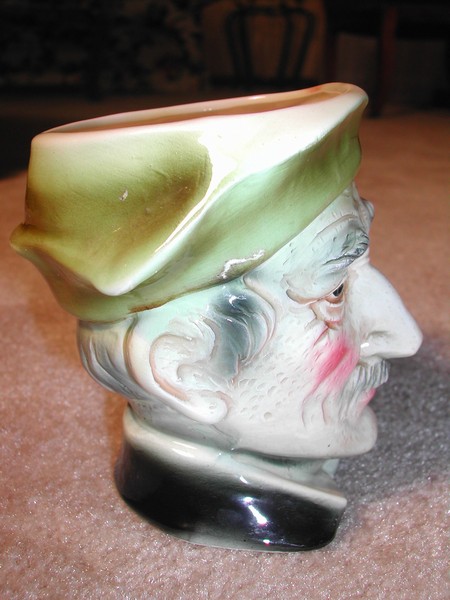 Vintage Gentleman with Pipe Character jug (mug) Austria