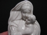 Vintage French Porcelain Virgin & Child Statue