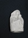 Vintage French Porcelain Virgin & Child Statue