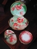 Limoges Gold Swirl Butter Pats (set of five)