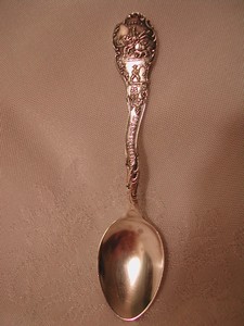Antique "California Gold Rush" Sterling Silver Spoon