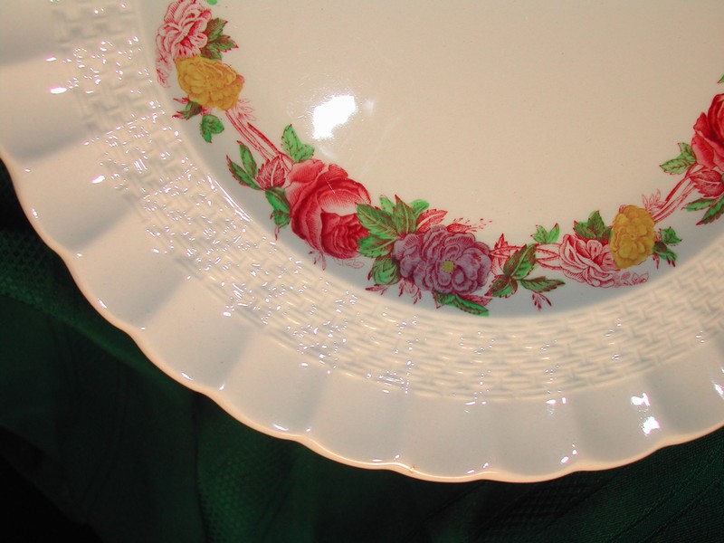 Copeland Spode Rose Briar Plate c. 1920  England