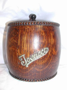 Oak English Tobacco Barrel (vintage)