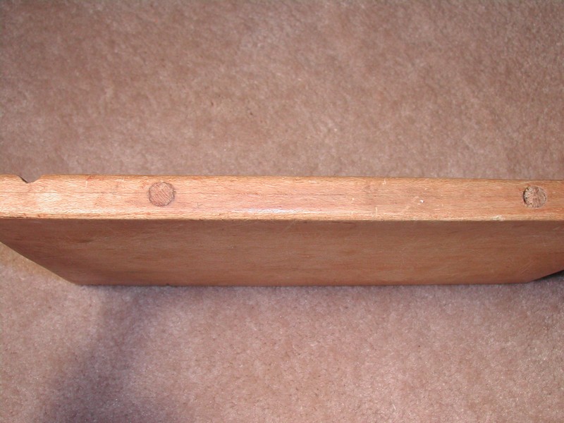 Lovely Vintage English Biscuit Board & Rolling Pin