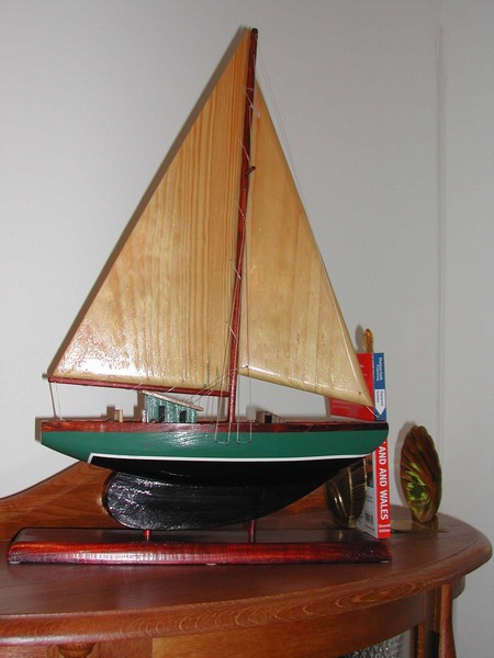 Old Wood Sailboat Model Wood Sails