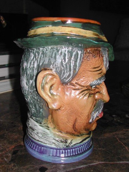 Rip. Vietata Vintage Character Mug Mustache Man Northern Italy